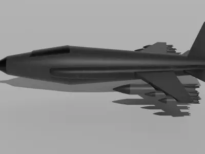 Aircraft - Low Poly Low-poly 3D model