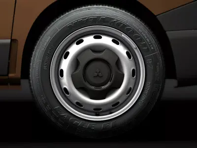 Mitsubishi Express Combi 2020 wheel 3D model