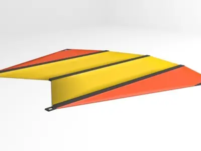 Swallow Kite 3D model