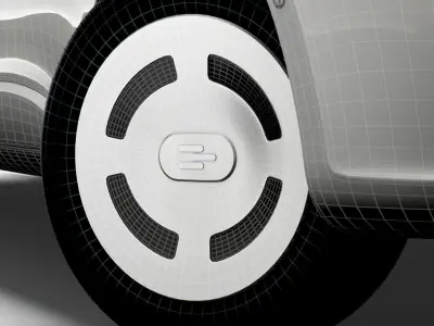 Generic EV Mid Van 2023 wheel 3D model