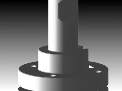 Slitting Saw Arbor Free 3D model