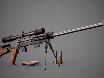 PGM Hecate II - Game Ready Low-poly 3D model