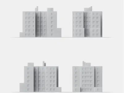 Free 3D Print miniature building RB-US-NY-010 Free 3D print model purchase