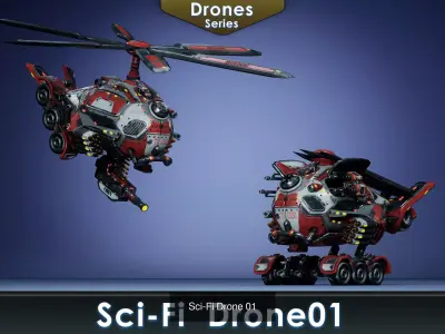 Sci-Fi Drones pack purchase