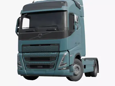 Volvo FH 2022 lowpoly Low-poly 3D model
