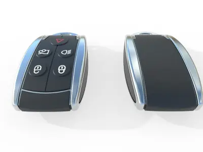 Car key Model 5 Low-poly 3D model