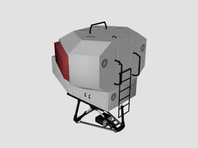 Simulator dome 3D model