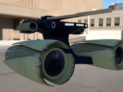 Scifi Tank 3D model