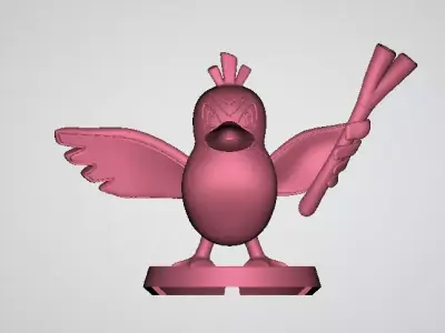 Farfetchds pull back car toy 3d printable model  3D print model