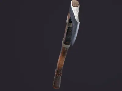 Viking ax Low-poly 3D model purchase