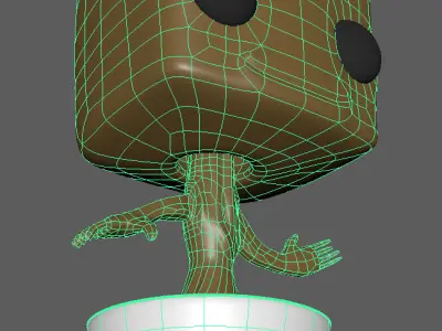 Groot Plant based off Pop Funko 3D model