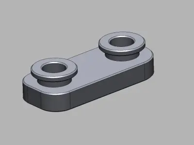 Intake manifold Rubber mount 1 9 TDI 3D print model