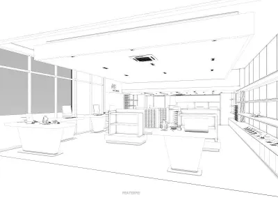 computer store 3D model