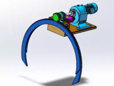 Robotic Design of Lifting and Handling Fixture 3D model