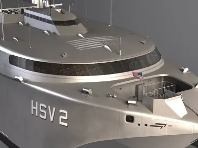 US Navy HSV-2 Swift 3D model