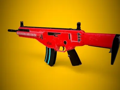 ARX 160 Weapon Low-poly 3D model purchase