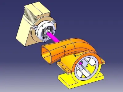 Blower Assembly 3D model