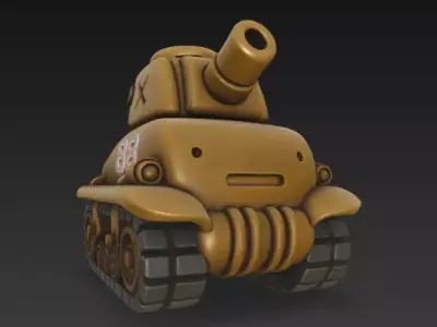 Metal Slug Tank 05 3D print model