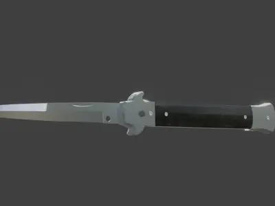 Stietto knife  Free low-poly 3D model