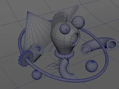 3D Illustration Fish - Fish Model - Arnold Render Free 3D model