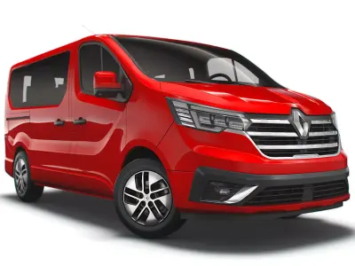 Renault Trafic SpaceClass 2021 3D model