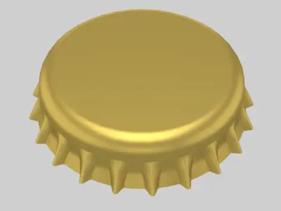 Cork Cap 3D model
