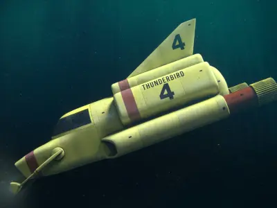 Thunderbird 4 3D model