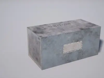 Radio Low-poly 3D model