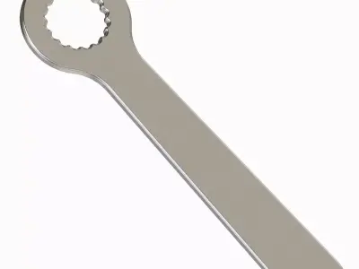Hand Tool Gear Spanner 3D model