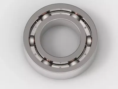 Ball Bearing 3D model V2