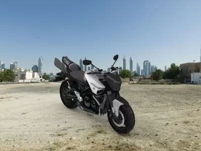 high quality Motorcyle suzuki model 3D model