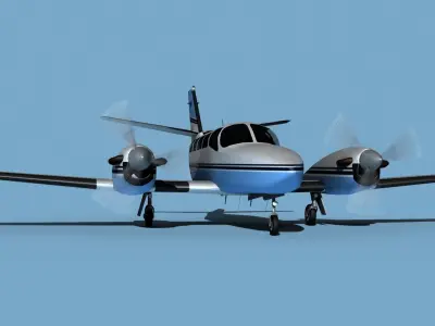 Cessna F406 Caravan II V12 3D model