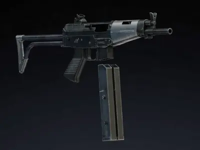 FAMAE SAF Low Poly Low-poly 3D model