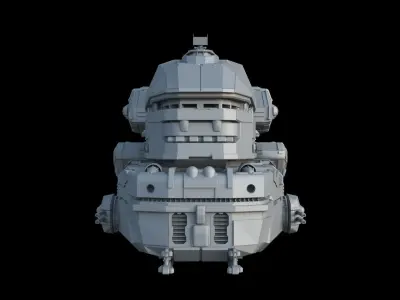 Space Battle Cruiser 3D model