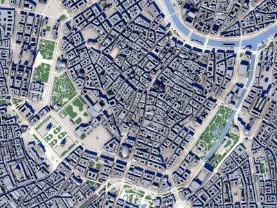 Vienna City Austria 3D model