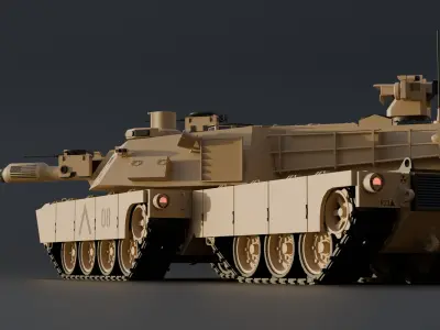 MBT- X8 Guardian Tank 3D model