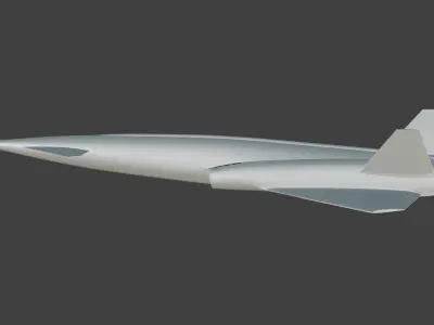 North American X-10 3D print model