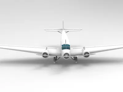 Junkers Ju 52 3D model
