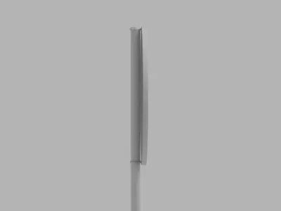 No Entry Road Sign Free Free low-poly 3D model