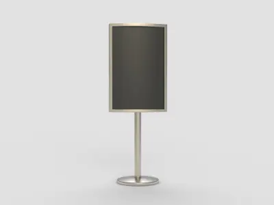 Metallic Stand or Plastic 3D model