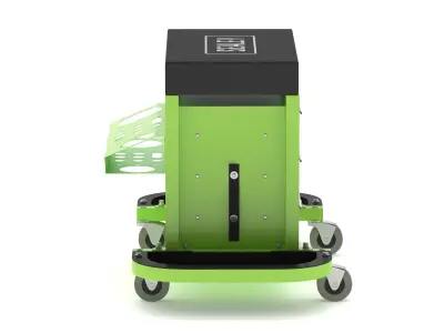 Garage Mechanics Utility Seat 3D model