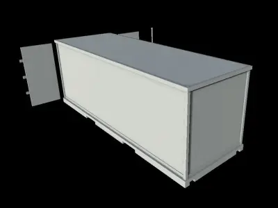 HIE HIE Game Ready Cargo 3 color Low-poly 3D model