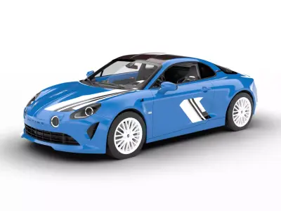 Alpine A110 San Remo 73 2023 3d model 3D model