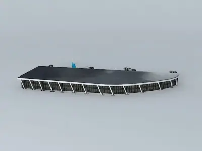 KLM 7090 crash Free 3D model