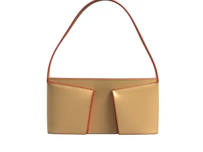 Carmel Leather Shoulder Bag 3D model