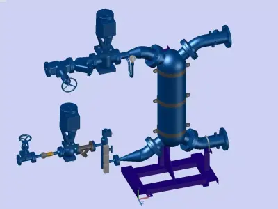 Steam exchanger HT 250-88C 3D model
