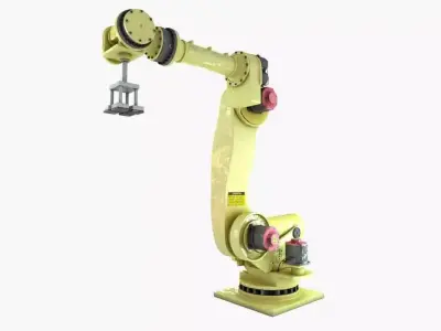 Industrial robot arm 3D model buy