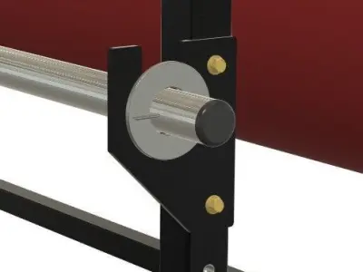 Composite Material Storage Rack 3D model