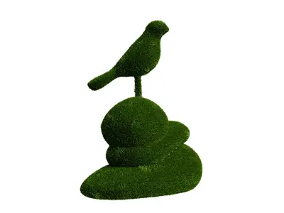 Bird Topiary 3D model
