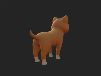 Cartoon Dog 3D model shop